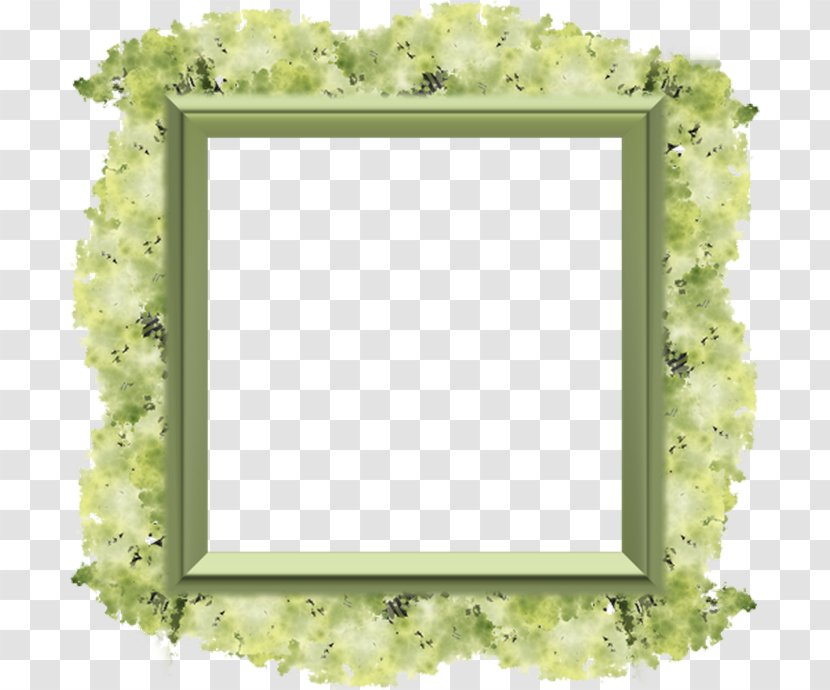 Floral Design Picture Frames Rectangle - Grass Transparent PNG