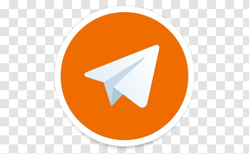 Telegram App Store - Orange - Iphone Transparent PNG