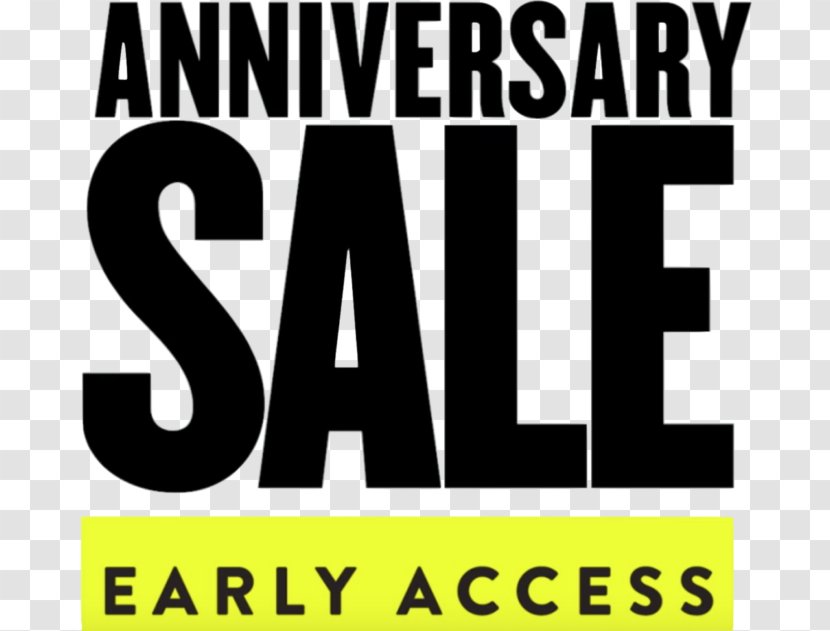 Sales Nordstrom 0 Anniversary Shopping - Area - Early Access Transparent PNG