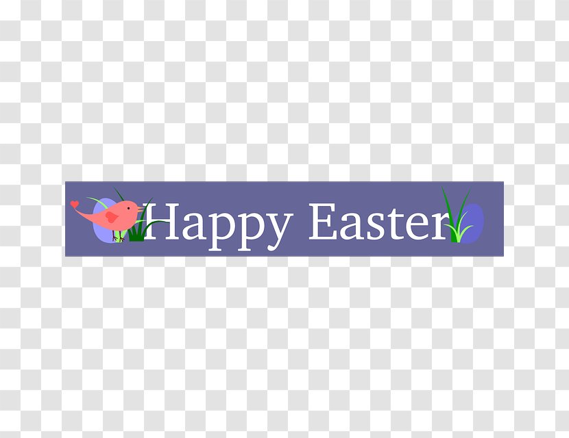 Easter Logo Clip Art - Banner Transparent PNG