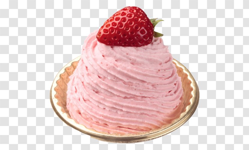 Mont Blanc Cream Esprit De Paris Headquarters Tart Strawberry - Gelato - Shortcake Angel Food Cake Transparent PNG