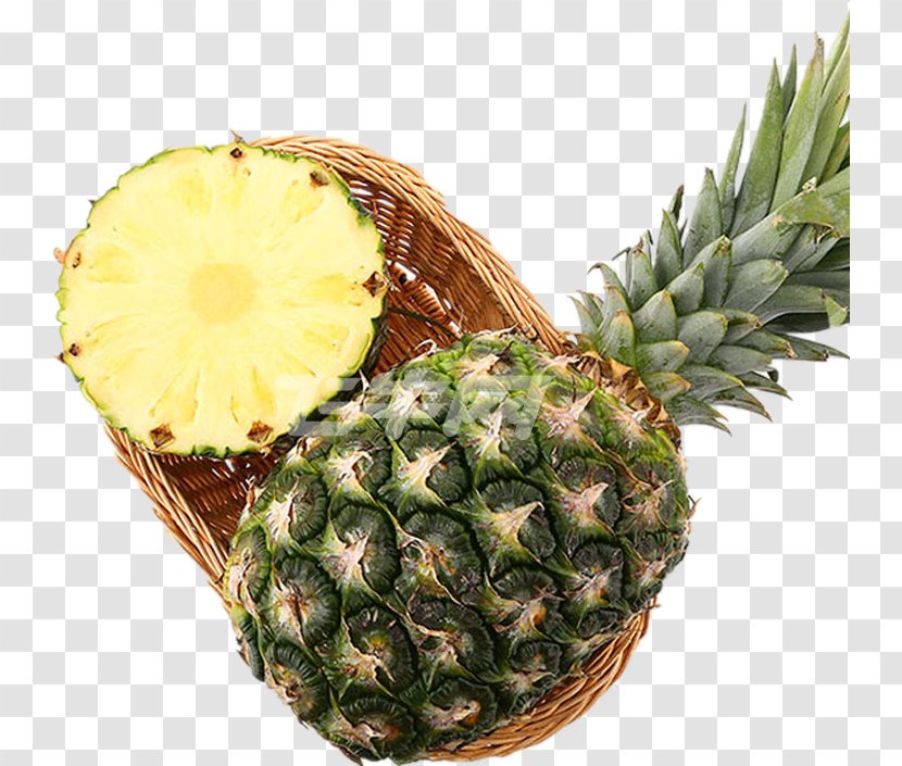 Pineapple Fruit Auglis - Basket Transparent PNG