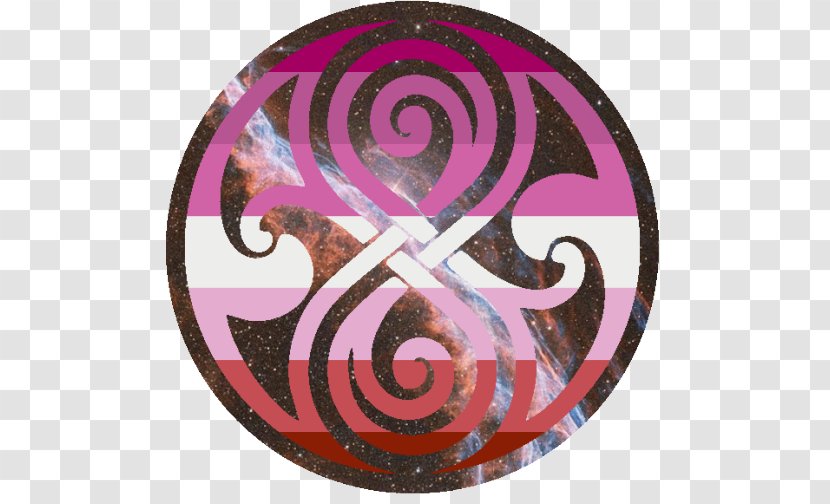 Spiral Symbol Pink M Pattern Transparent PNG