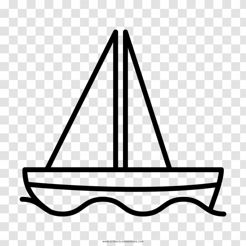 Drawing Boat Ship Yacht Club - Sailing - Natal Transparent PNG