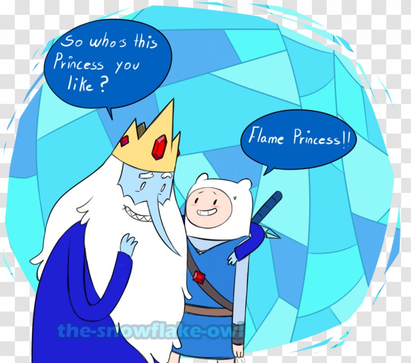 Ice King Finn The Human Flame Princess Fan Art Transparent PNG
