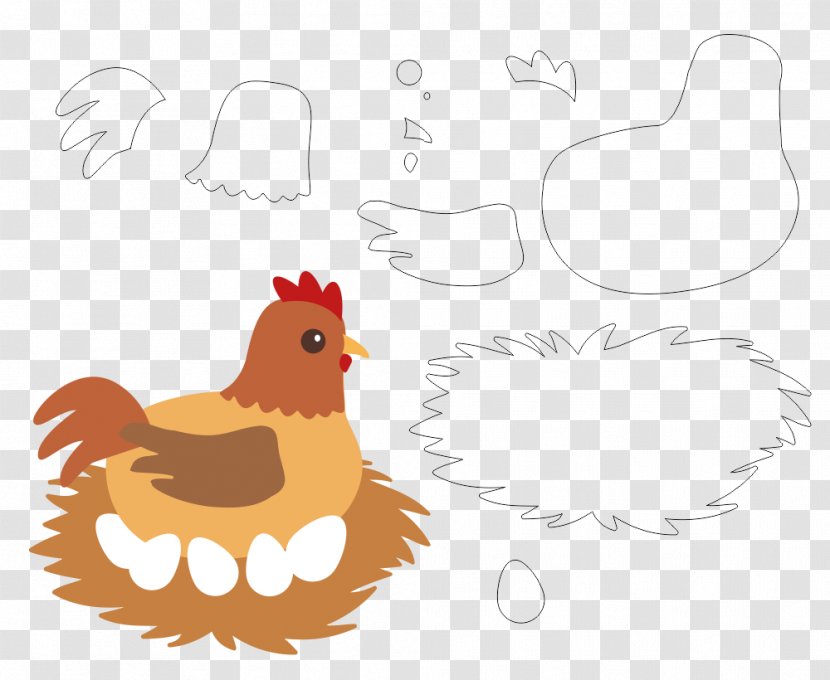 Rooster Chicken Felt - Porto Alegre Transparent PNG