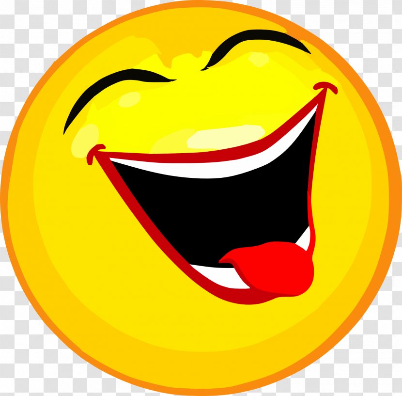 Laughter Emoticon Smiley Clip Art - Yellow - Laugh Transparent PNG