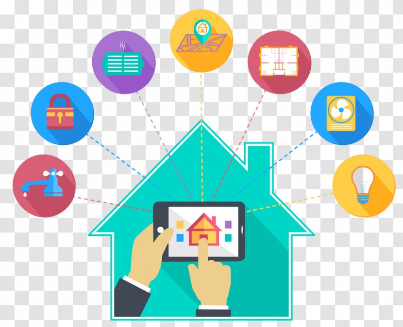 Internet Of Things Home Automation Kits Handheld Devices - Smart Device Transparent PNG