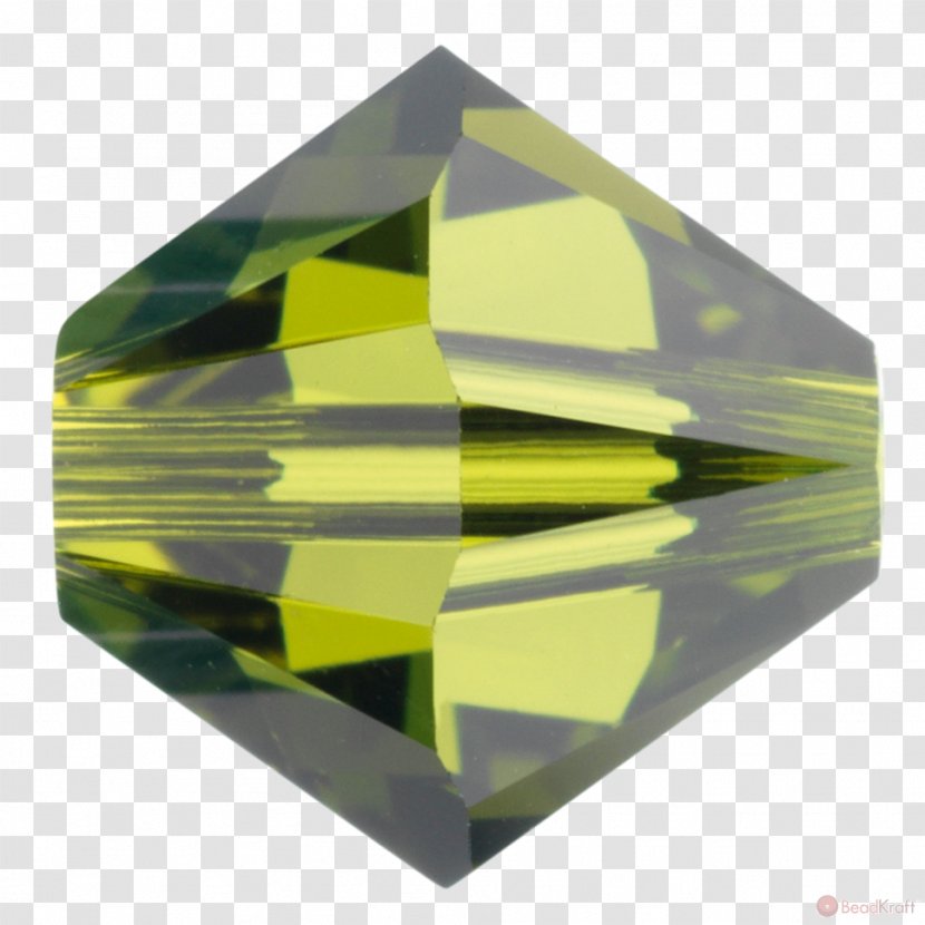 Crystal Swarovski AG Metal Green Bead - Bicone Transparent PNG