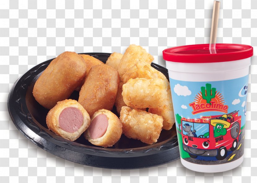 Chicken Nugget Hot Dog Corn Taco Kids' Meal - Meat Transparent PNG