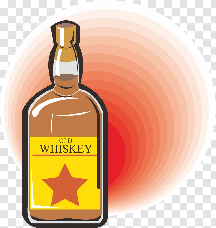 Whisky Distilled Beverage Irish Whiskey Bourbon Rye - Liqueur - Creative Bottle Transparent PNG