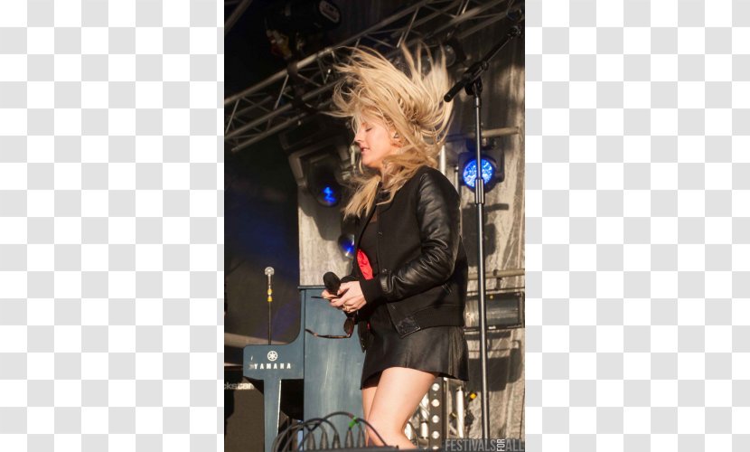 Leather Jacket Textile Outerwear Fashion - Silhouette - Ellie Goulding Transparent PNG