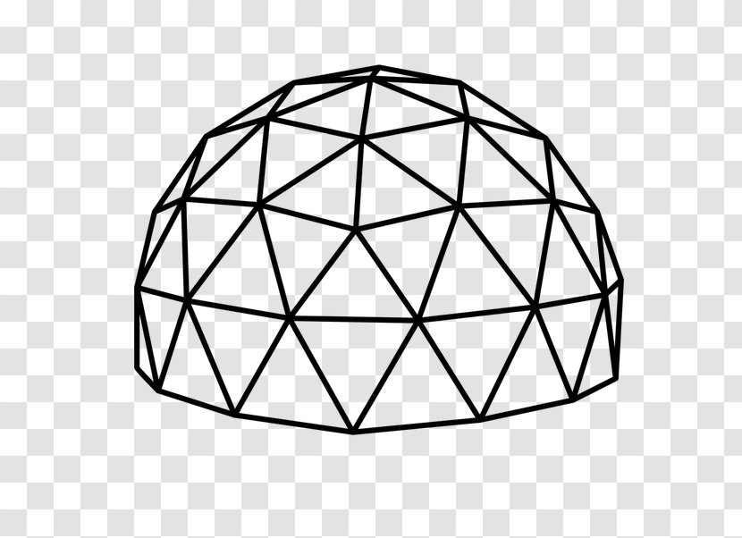 Geodesic Dome Geometry Triangle - Building - Diamond Transparent PNG