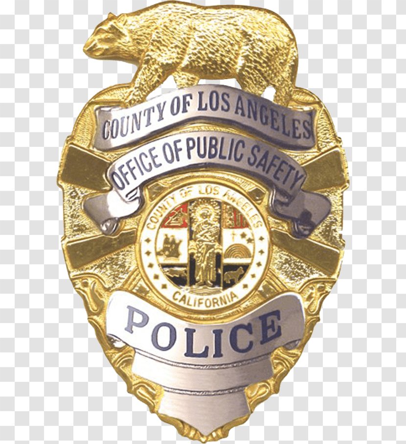 Los Angeles County Sheriff's Department Badge Police Office Of Public Safety Transparent PNG