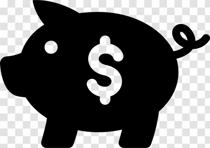 Cat Whiskers Mammal Carnivora - Silhouette - Piggy Bank Transparent PNG