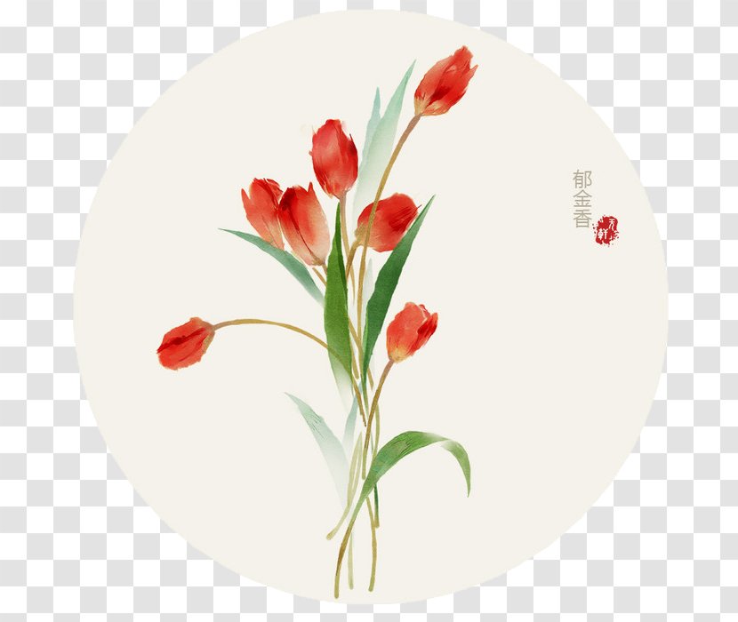 Tulip Floral Design Flower - Flowering Plant - Bouquet Of Flowers Transparent PNG