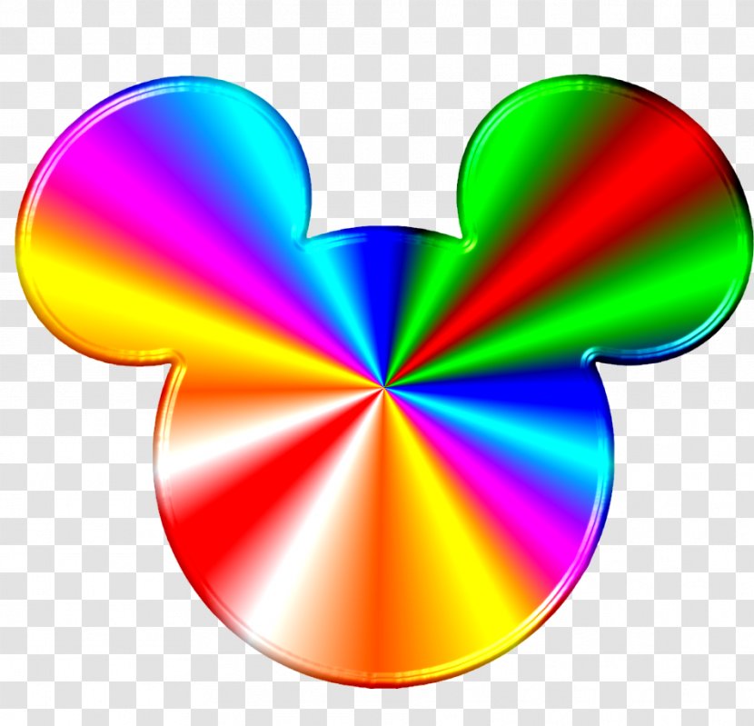 Mickey Mouse Minnie Rainbow Flag Transparent PNG