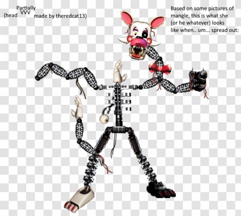 Five Nights At Freddy's 2 Mangle Animatronics - 5 Transparent PNG