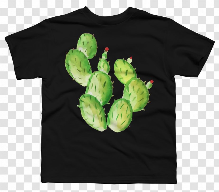 T-shirt Online Shopping Bag Design By Humans - Sequin - Watercolor Cactus Transparent PNG