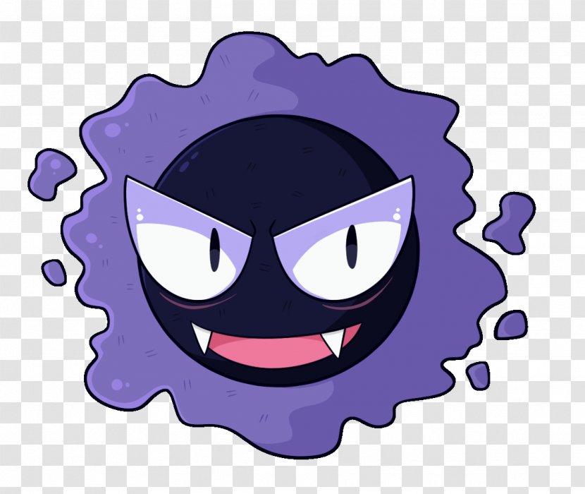 Gastly Haunter Pokémon Trainer - Flower - Heart Transparent PNG