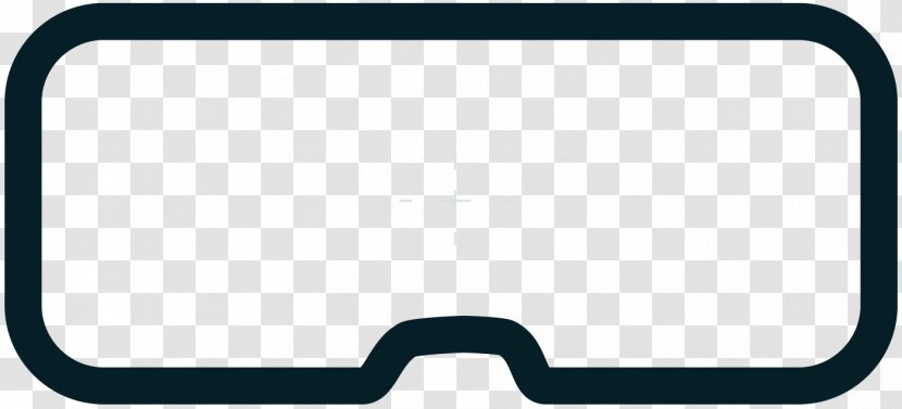 Goggles Product Design Clip Art Line - Area - Virtual Reality Headset Android Transparent PNG