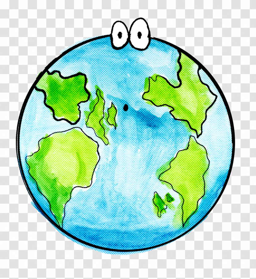 Green Earth World Planet Globe Transparent PNG