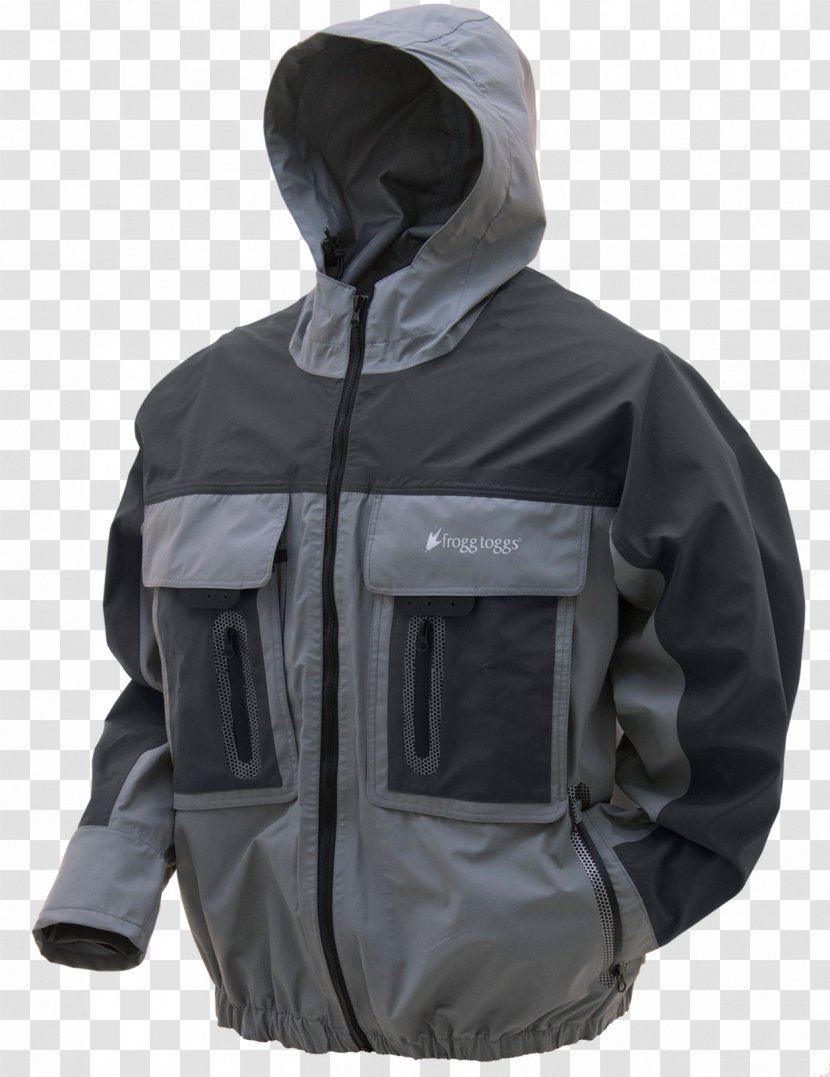 Hoodie Jacket Fly Fishing Zipper - Outerwear Transparent PNG