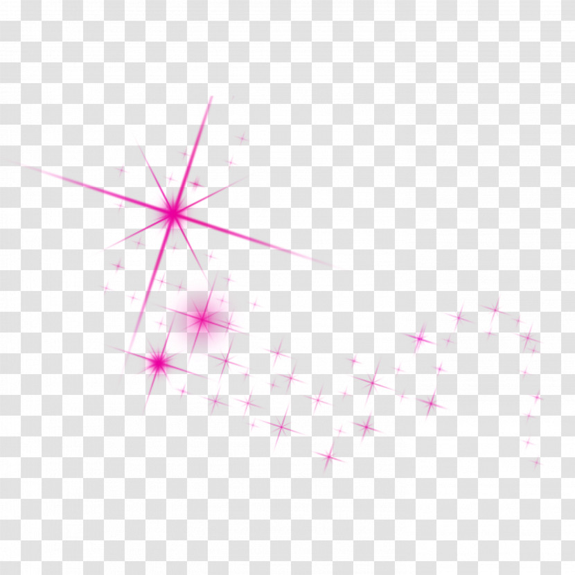 Pink M Line Point Star Computer Transparent PNG
