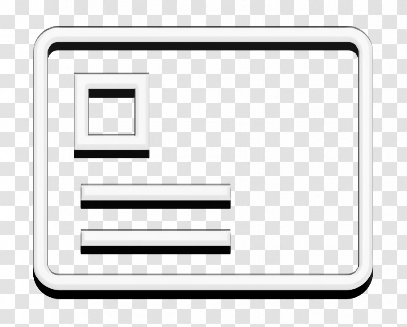 Id Card Icon Business And Trade Icon Pass Icon Transparent PNG
