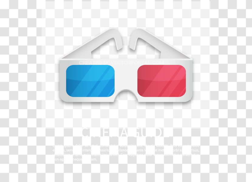 Goggles Sunglasses - Rectangle - Vector 3D Eye Transparent PNG