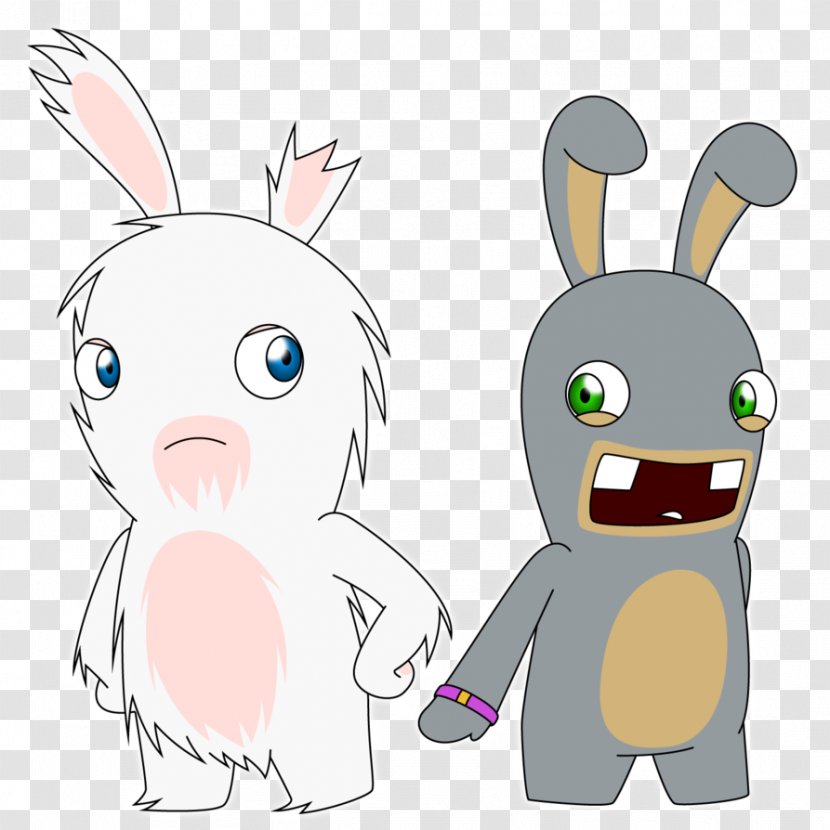 Hare Artist Horse Design - Watercolor - Rabbids Transparent PNG