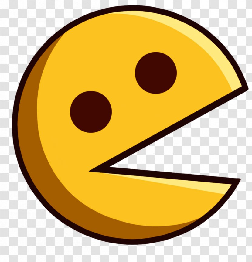 Ms. Pac-Man Ghosts World's Biggest Video Games - Smile - Pacman Png Emoji Transparent PNG