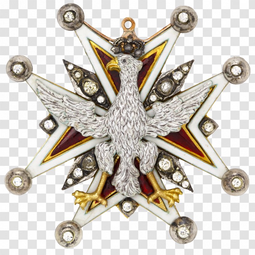 Order Of The White Eagle Royal Castle Krzyż Coat Arms Poland - Body Jewelry - Johann Melchior Roos Transparent PNG