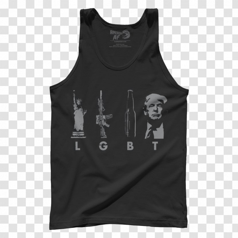 T-shirt United States LGBT Sleeveless Shirt Top - Watercolor Transparent PNG