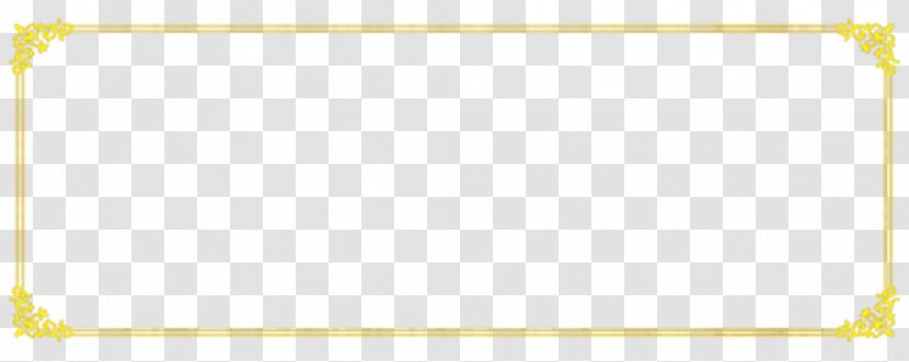Textile Pattern - Material - Gold Frame Transparent PNG