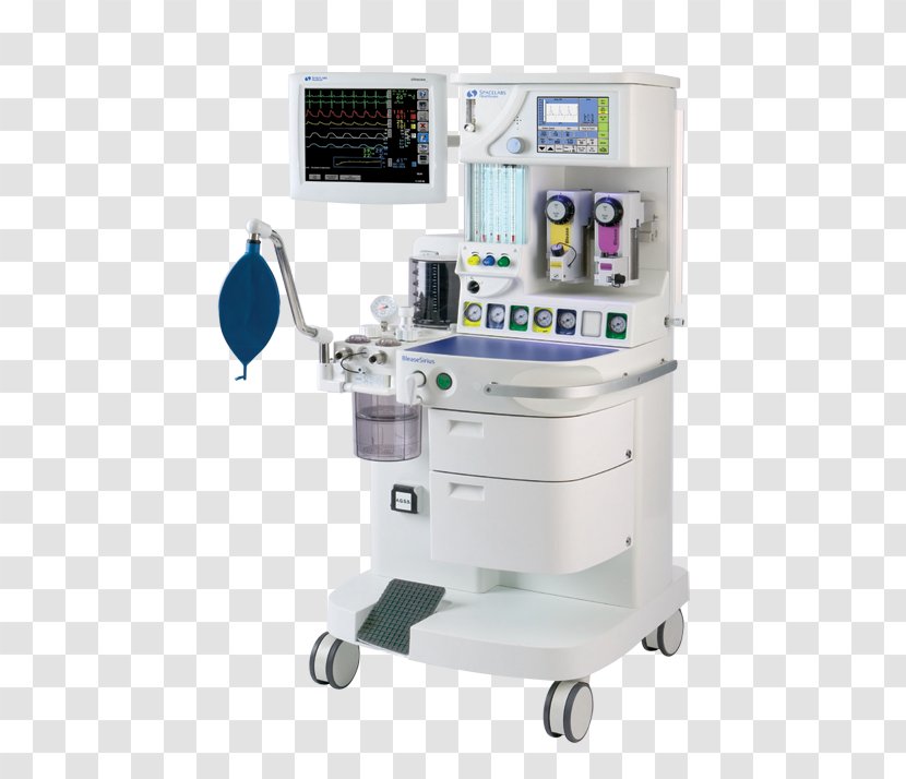 Anaesthetic Machine Anesthesia Medicine General Anaesthesia Medical Ventilator - Device - Operating Theater Transparent PNG