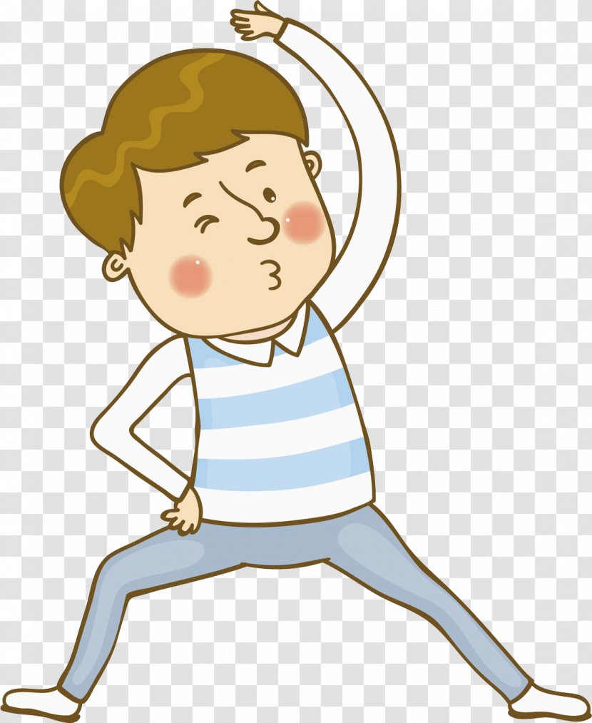 Sport Physical Exercise Child Gymnastics Illustration - Cartoon - Fitness Boy Transparent PNG