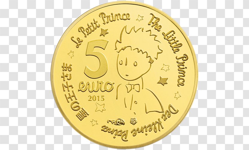 The Little Prince Fox France Coin Gold - Le Petit Transparent PNG