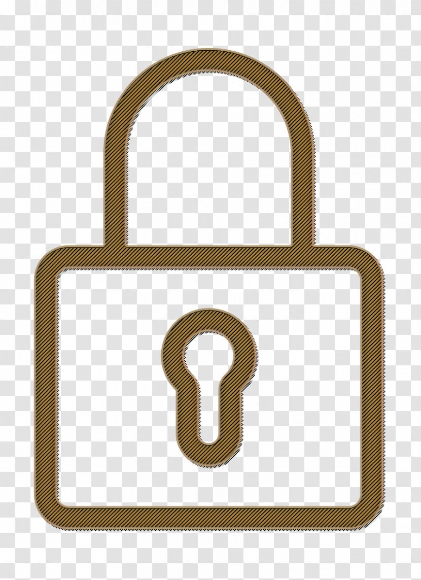 Padlock Icon Lock Miscellaneous Elements - Material Property - Hardware Accessory Symbol Transparent PNG