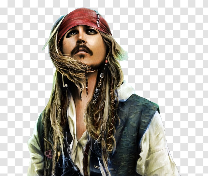 Pirates Of The Caribbean: Curse Black Pearl Jack Sparrow Hector Barbossa Governor Weatherby Swann Johnny Depp - Hair Transparent PNG