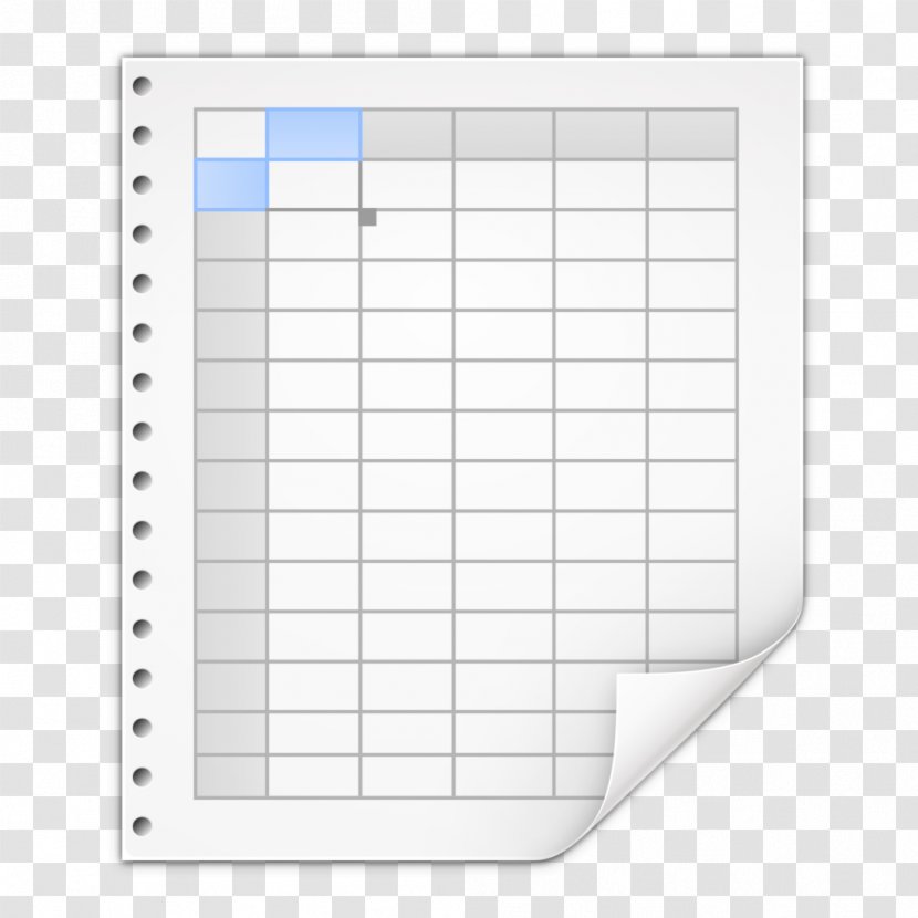 Oxygen Project KDE Paper - Cartoon - Excel Icon Transparent PNG
