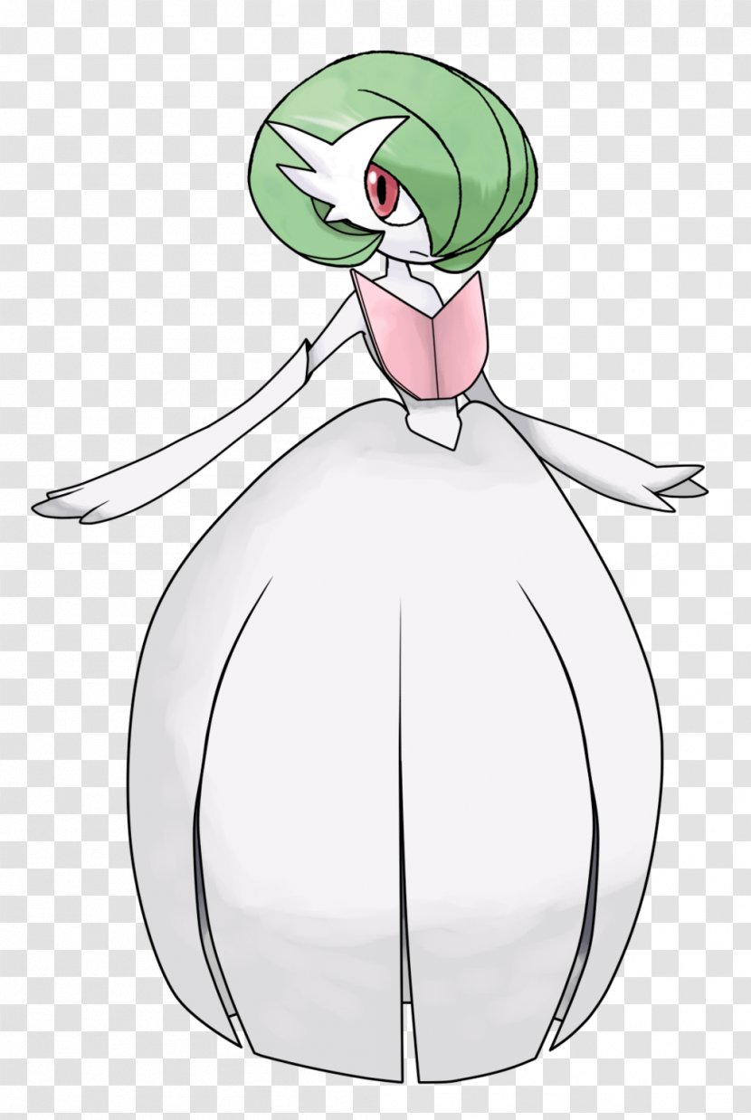 Pokémon X And Y Gardevoir Kirlia Roserade - Cartoon - Deco Guy Transparent PNG