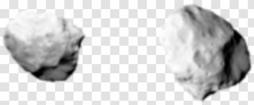 White - Monochrome - Asteroid Transparent PNG