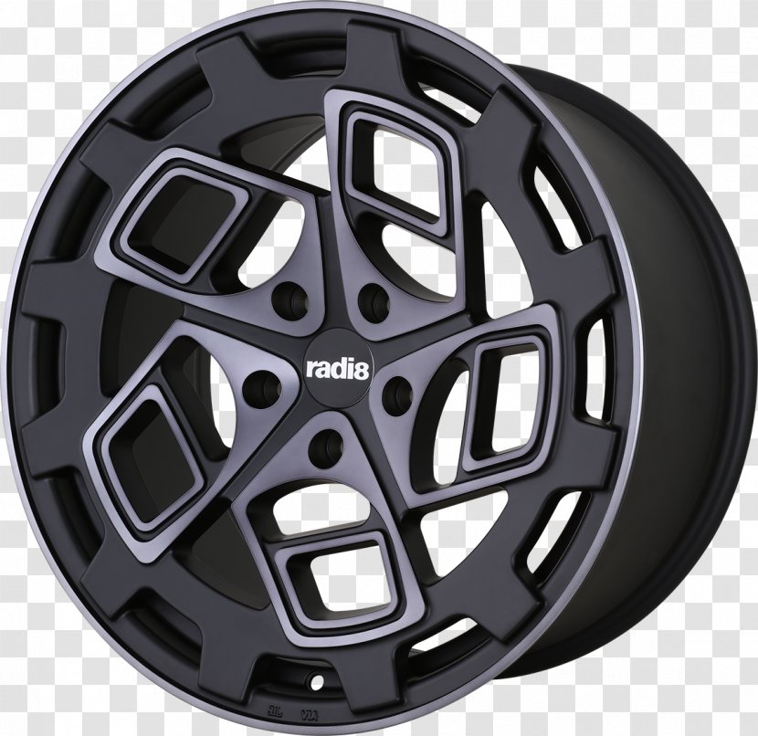 Car Radi8 Wheels USA Rim Volkswagen - Automotive Wheel System - Light Box Advertising Transparent PNG