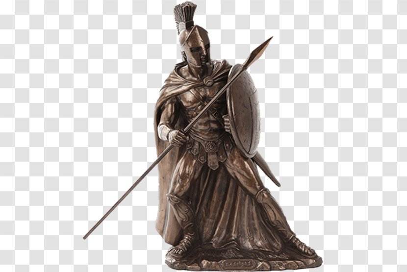 Sparta Greco-Persian Wars Leonidas I Second Persian Invasion Of Greece - Figurine - Greek Statue Transparent PNG