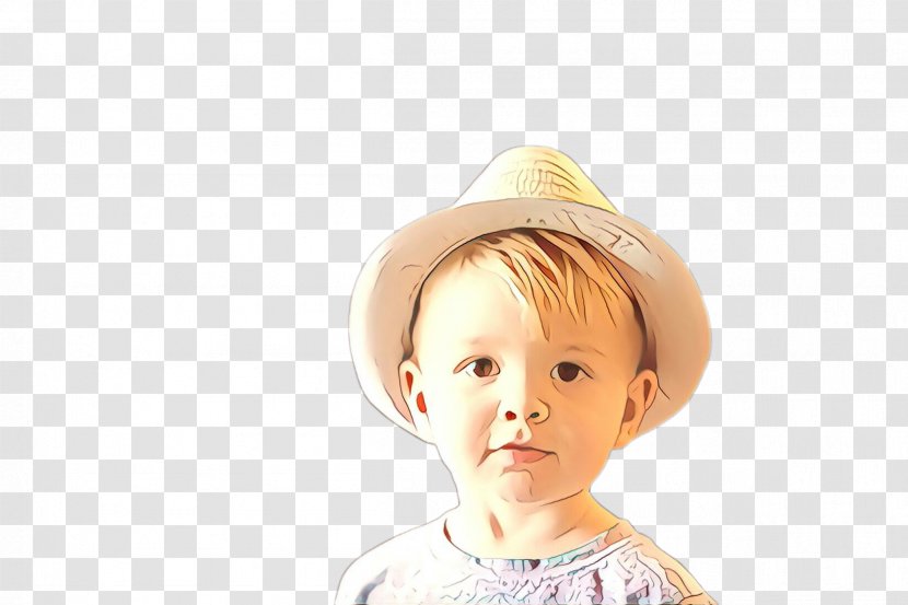 Child Face Head Nose Toddler - Blond Headgear Transparent PNG