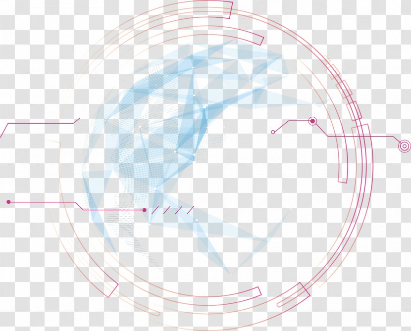Circle Angle Pattern - Point - Tech Ring Decoration Transparent PNG