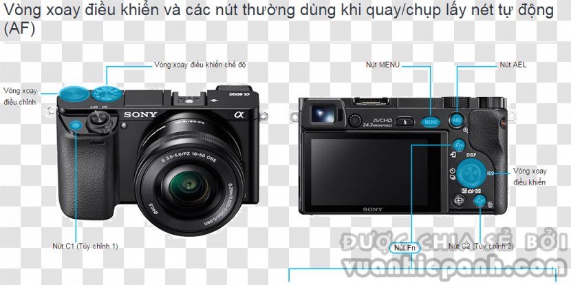 Sony α6000 Mirrorless Interchangeable-lens Camera Digital SLR α7 - Multimedia Transparent PNG