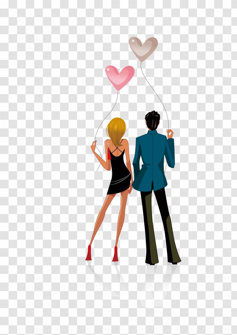 Stock Photography Cartoon Royalty-free Illustration - Couple Transparent PNG