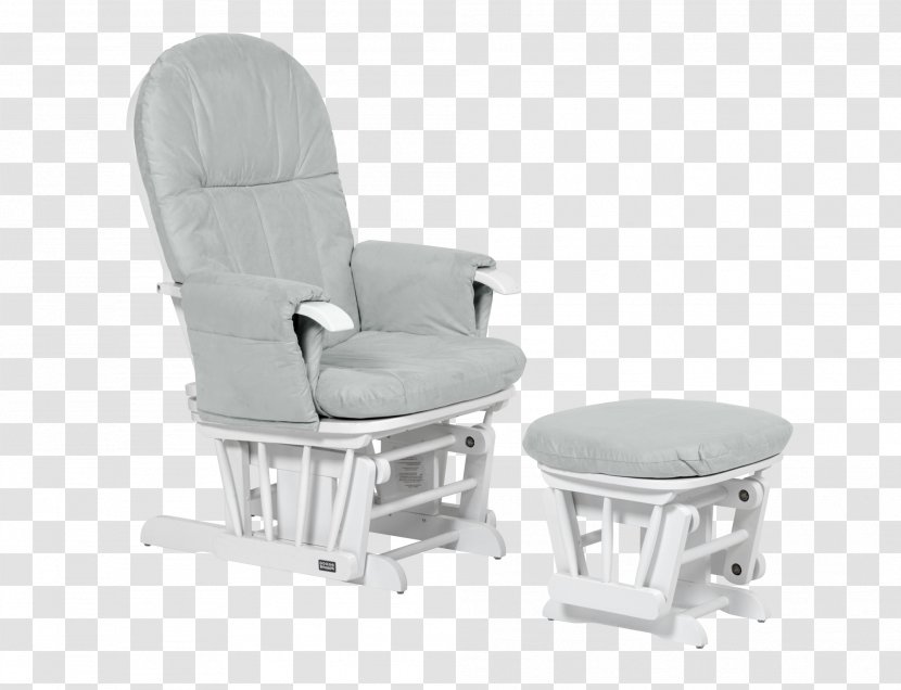 Nursing Chair Glider Cushion Recliner - White - Roommates Of Different Personalities Transparent PNG